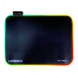 Mouse Pad Gamer Led Rgb Netmak Nm-luminosa Usb Speed Control