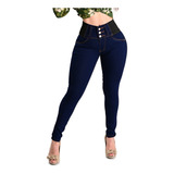 Pantalon De Mezclilla Dama Corte Colombiano Itzi Jeans 383