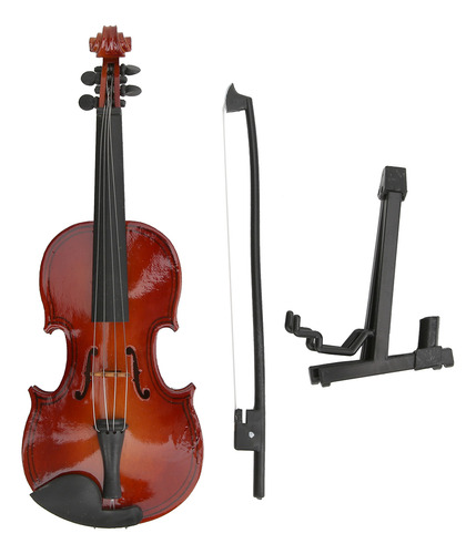 Instrumento Musical Con Soporte De Madera En Miniatura Model