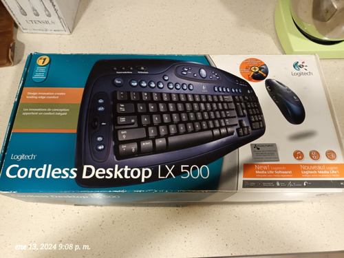Combo Teclado Y Mouse Cordless Desktop Lx 500 