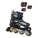 Rollers Patines Extensibles Abec9 + Bolso + Protecciones Kit