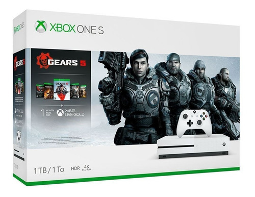 Microsoft Xbox One S 1tb Gears 5 Bundle - Seminovo