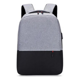 Mochila Para Notebook Até 15.6  Com Usb Alças Confortplus 