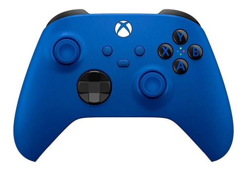 Controle Xbox One E Series Shock Blue Azul Microsoft
