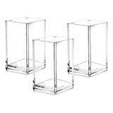 Cerpourt Paquete De 3 Soportes De Acrilico Transparente Para