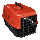 Caixa De Transporte N3 Para Cães E Gatos Grande Vermelho