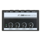 Mixer Ts Para Guitarras Control Bass De Bajo Ruido Con 4 Can