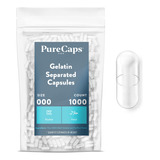 Purecaps Usa - Capsulas Vacias De Gelatina Transparente Tama