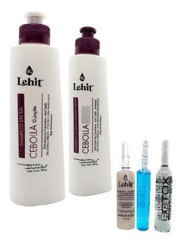 Kit Shampoo, Tratamiento De Cebolla + A - mL a $112