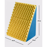 Encosto Triangular Com Capa - Encosto Espuma Casca Ovo