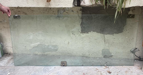 Puerta/mampara Baño Vidrio Templado Transparente Usada