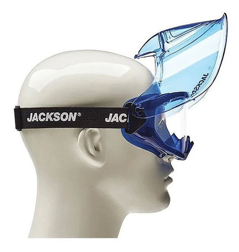 Careta Facial Abatible Goggle Medica Antiempañante Jackson