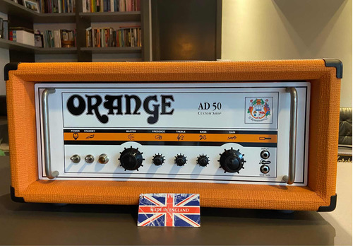 Cabeçote Orange Ad50 Custom Shop Handwired In England