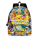 Mochila Pikachu Pokémon Pikachu, Mochila Escolar Para Estudi