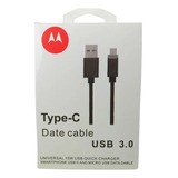  Cable Tipo C Moto Original Turbo Moto G8 G9 G42 G41 G22 E40