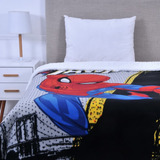 Frazada Polar Sherpa Spiderman 1,5 Plaza, Disney Original