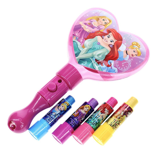 Townley Girl Disney Princess Sparkly Lip Balm For Girls, 4 P