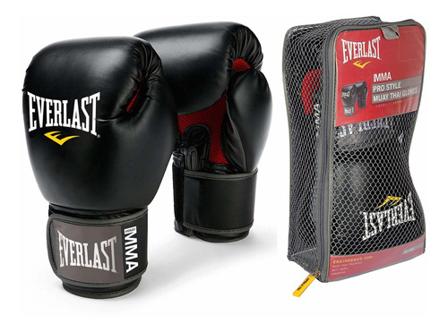 Everlast Pro Style Guantes De Muay Thai De 12 Onzas