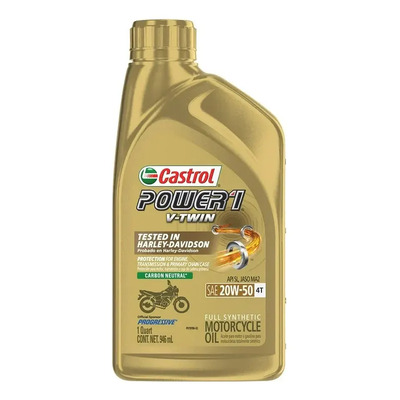 Aceite Castrol Sintético Power 1 Rs Vtwin 20w50 Moto 946ml | Meses sin interés