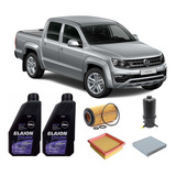 Kit 4 Filtros Amarok Y Elaion Plus 5w40 X8 Litros Wega