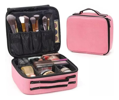 Cosmetiquera Organizador Neceser Para Maquillaje Profesional