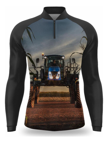 Camisa Masculina Manga Longa Agro Proteção Uv50 Agroquimica