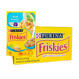 15 Ração Úmida Friskies Sabor Peixe Branco Gatos Adultos 85g