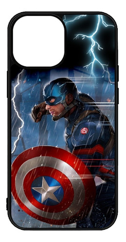 Carcasa Modelos iPhone Capitan America Rayo