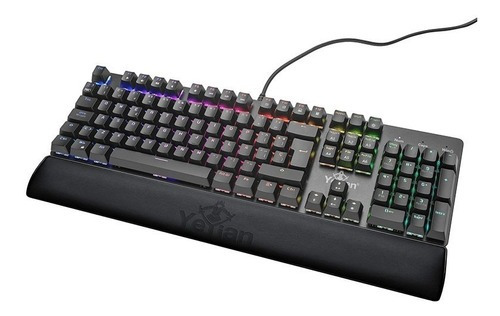 Teclado Gamer Yeyian Kusari Mecánico Switch Café Ykm-ergb-03