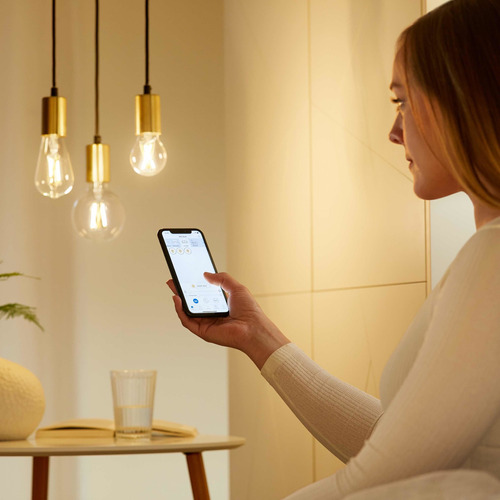 Ampolleta Inteligente Wifi Bluetooth Filamento Clear Edison Color De La Luz Luz Blanca Cálida A Fria