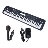 Teclado Musical Organo Piano Infantil 61 Teclas Microfono
