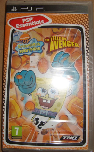 Psp Spongebob The Yellow Avenger - Novo - Lacrado - Original