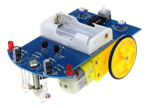 Kit Carrito Seguidor De Linea Carro Detector Robot Educativo