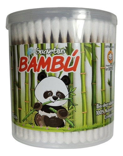 Cotonetes Bambú Bio-degradables - 200 Hisopos - Cfr