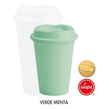 20 Vasos Reusables Tipo Star Para Bebida Caliente Mini 12 Oz Color Verde Menta