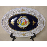 Antique, Maravillosa Bandeja, Fina Porcelana Checa.