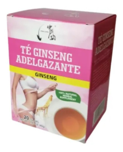 Té Adelgazante Gingseng 20 Bolsitas