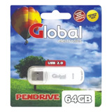 Pendrive Global Pen2 - 64 Gb Usb 2.0 Con Capuchón