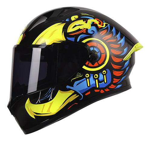 Casco Roda Course Negro Azul Divine Mica Humo Cerrado Svs