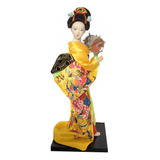 Muñecas Japonesas Con Kimono De Geisha, Figura Estilo G