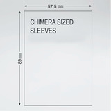 Pack 250 Sleeves Chimera Jumbo Transparente Board Red Box