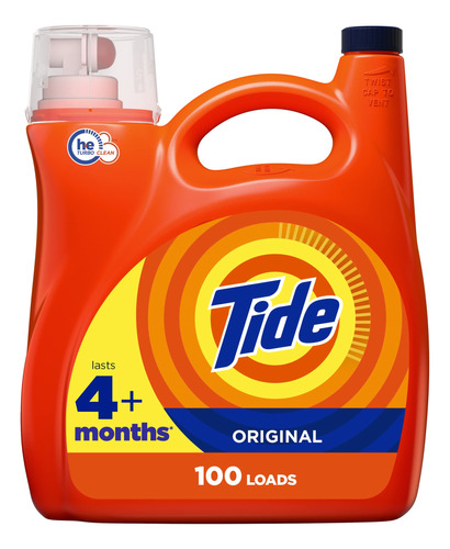 Tide Detergente Liquido Para Ropa, Original, 100 Cargas, 146