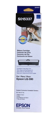 Cinta Epson S015337 P/lq-590 Kit De 3pzs