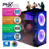 Pc Cpu Gamer Barato I5 3470 3°ger + 16gb Ram + Ssd 24ogb Phx