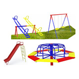 Playground Em Ferro Com Escorregador De 1.80