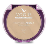 Base De Maquillaje En Polvo Vogue Polvo Compacto Polvo De Arroz Polvo De Arroz Matificante Vogue - 11g