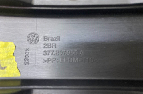  Platina Izquierda De Parachoque Trasero Volkswagen Gol 2001 Foto 3