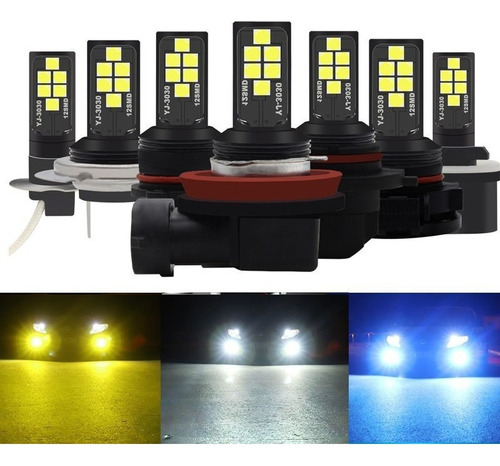 Led Super Brilhante 3030smd Moto Carro Nevoeiro Luz 9005 900