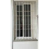 Ventana Usada De Aluminio 2 Hojas Corredizas Con Mosquitero 