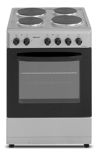 Cocina Philco Phch060b2 Eléctrica 60cm 4 Hornallas Silver